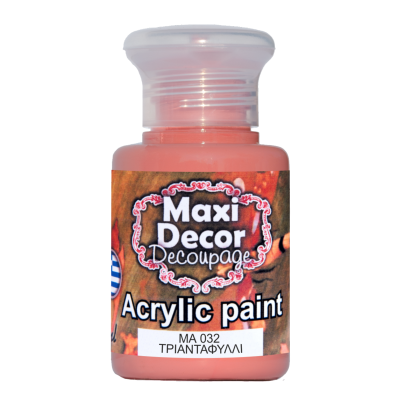 Ακρυλικό Χρώμα 60ml Maxi Decor Τριανταφυλλί MA032_MA032060